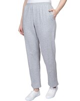 Alfred Dunner® Comfort Zone French Terry Elastic Waist Average Length Pant thumbnail number 3