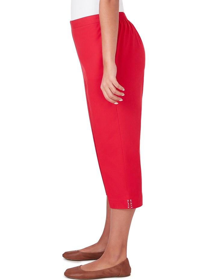 Alfred Dunner® All American Twill Capri with Pockets image number 9