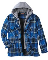 Haband Tailgater™ Sherpa Lined Men's Flannel Jacket thumbnail number 1