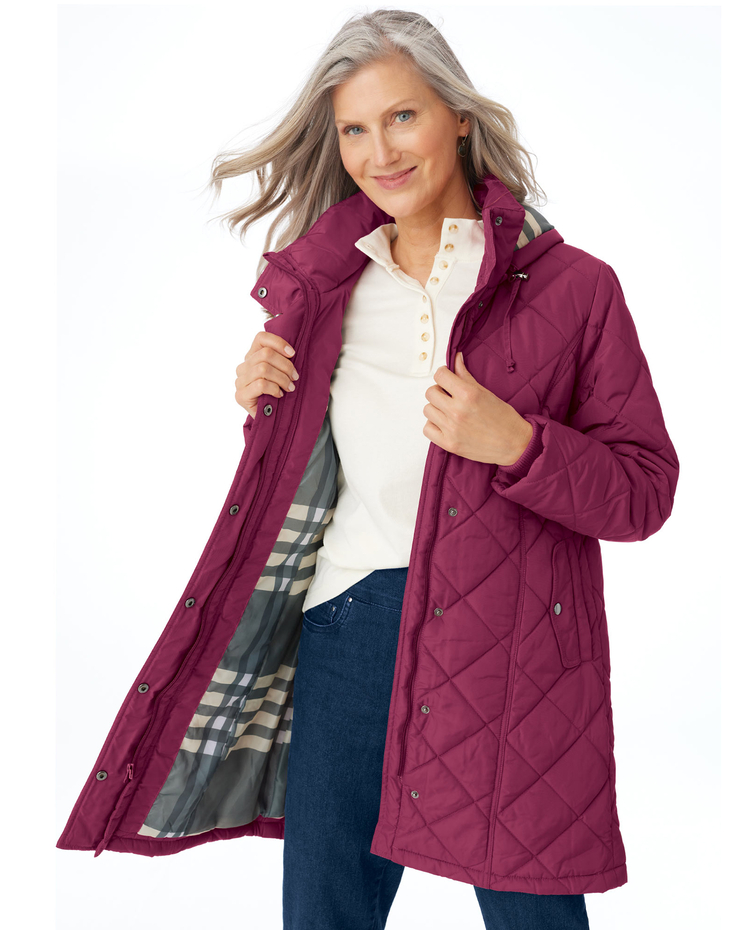 Rushmore Water-Resistant Quilted Parka image number 1