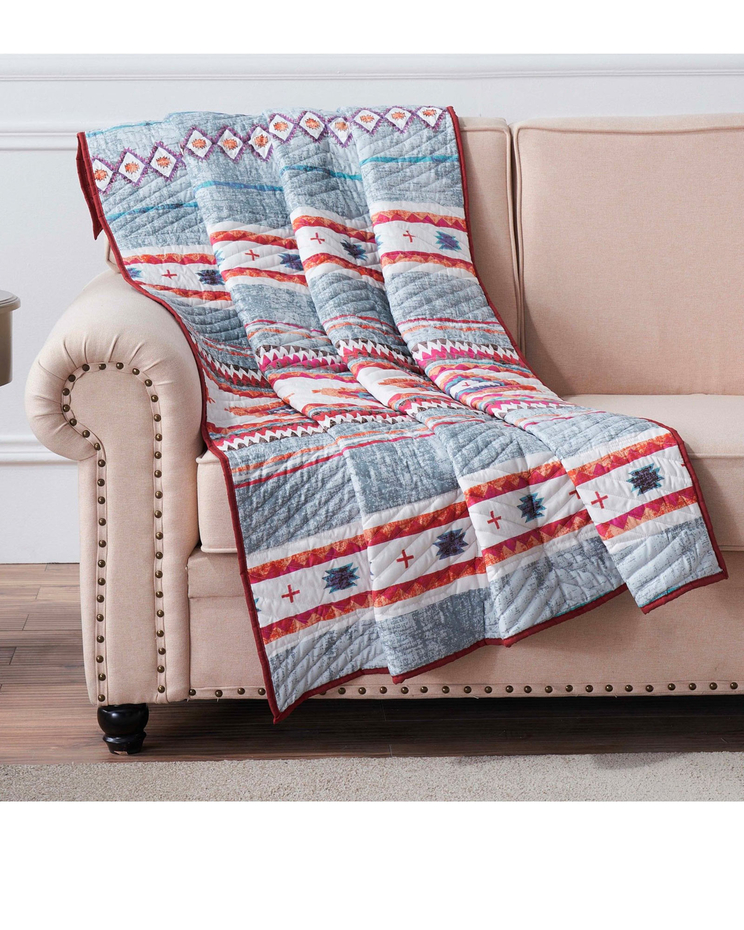 Greenland Home Fashions Kiva Throw Blanket image number 1
