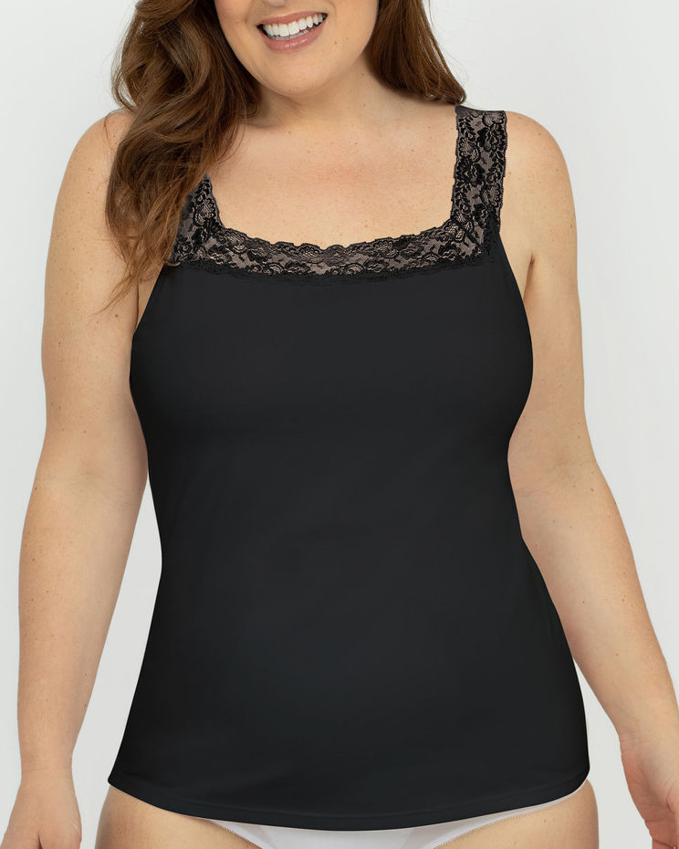 Reversible Lace Neckline Camisole image number 2