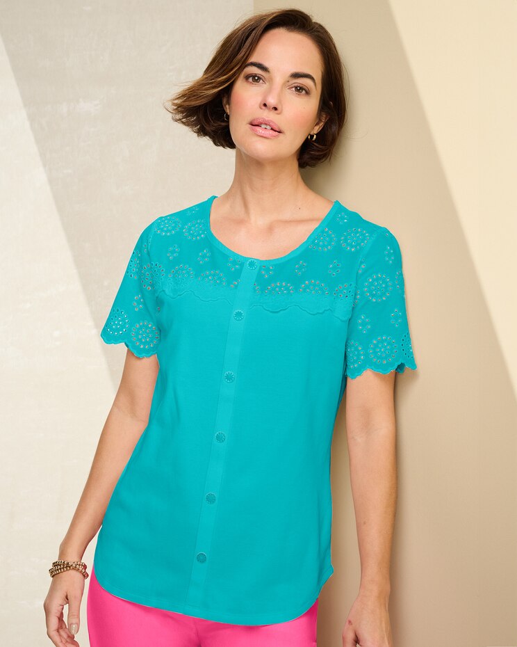 South Beach Eyelet Tee image number 1