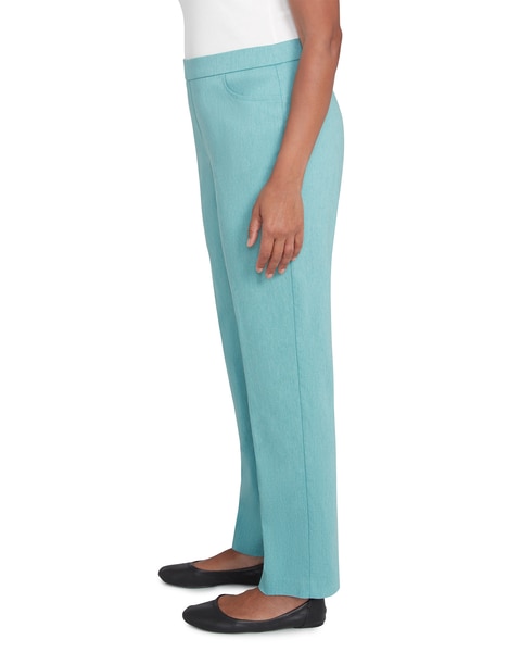 Alfred Dunner® Lake Victoria Petite Front Pocket Pant with All Around Elastic