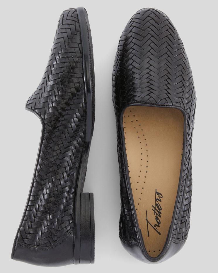 Trotters® Liz III Woven Leather Slip-On image number 1