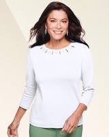 High Tea 3/4 Sleeve Top thumbnail number 2