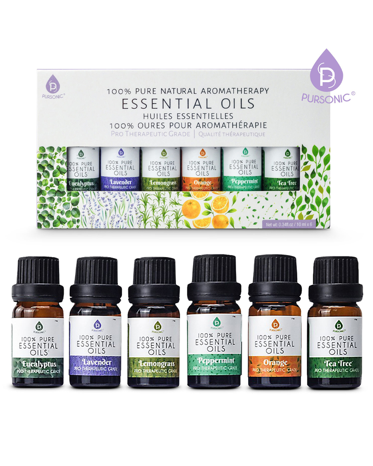 Pure 100% Essential Aroma Oils-6 Pack image number 1