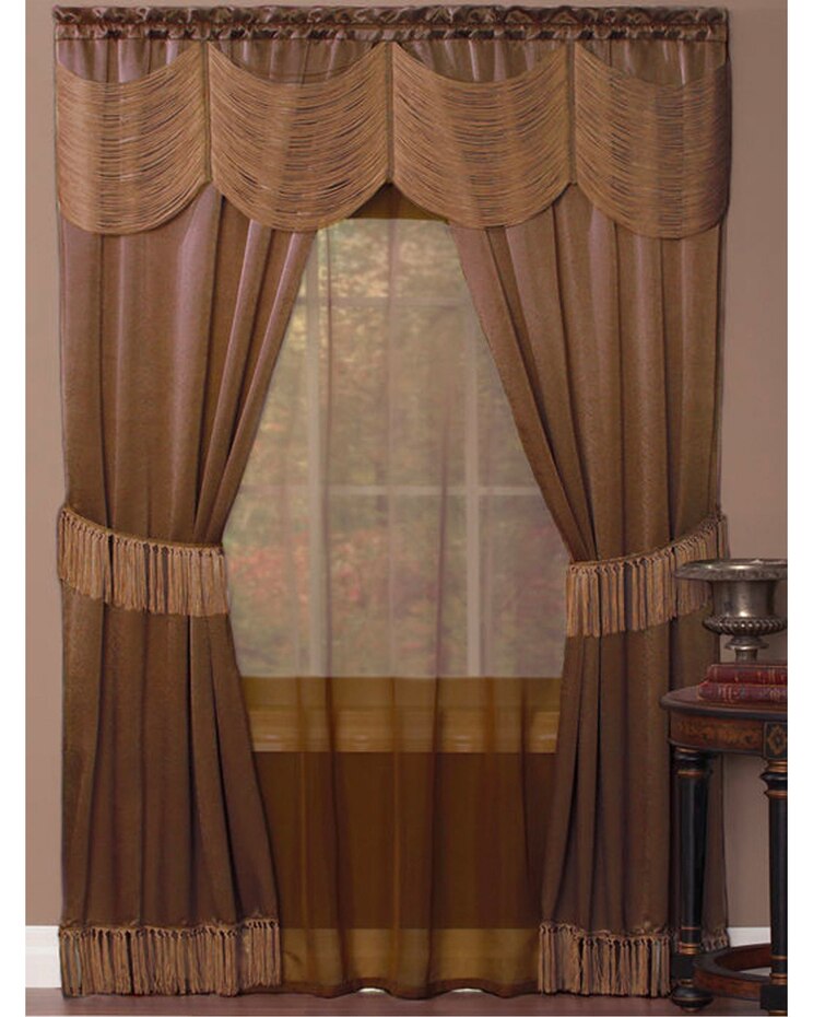 Halley 6 Piece Window Curtain Set image number 1