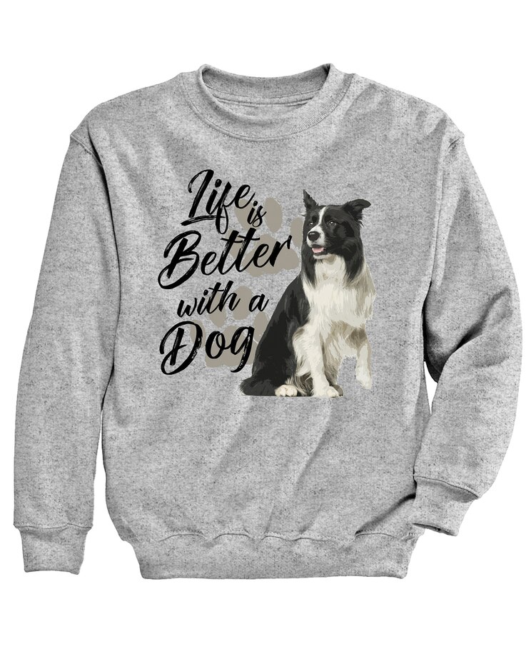 Life Better Dog Graphic Sweatshirt image number 1
