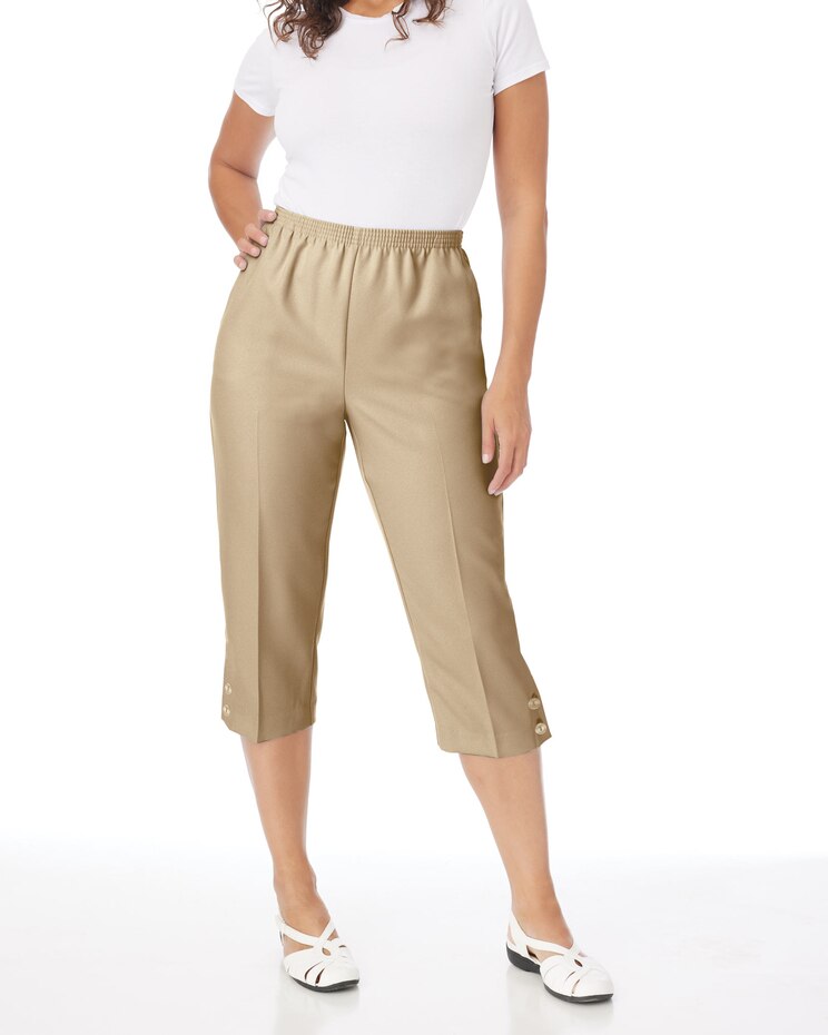 Alfred Dunner® Classic Pull-On Capris image number 1