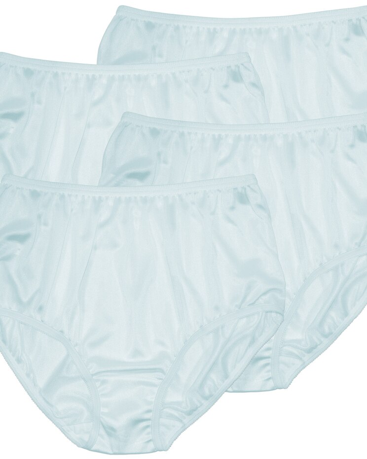 100% Nylon Full Coverage Panties, 4-Pack image number 2