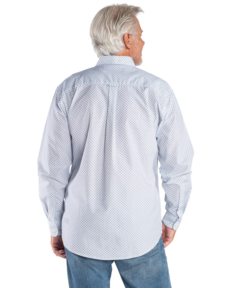 Cotton Traders Long Sleeve Wrinkle Resistant Cotton Sport Shirt image number 3