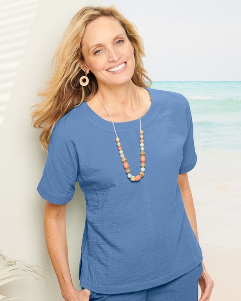 Easy Breezy Short Sleeve Top