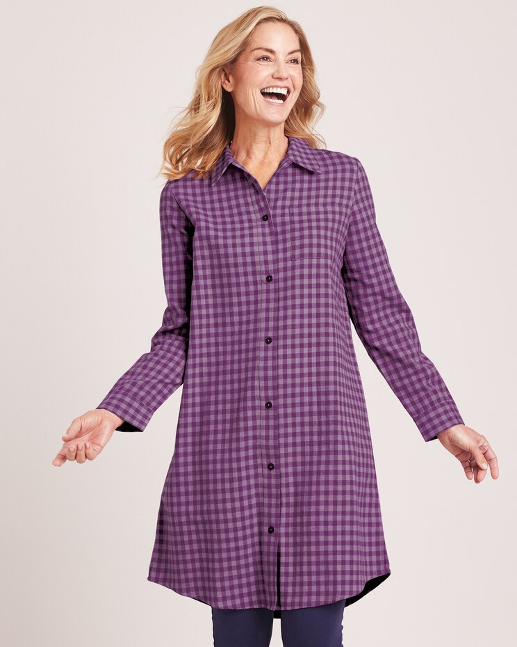 Super-Soft Flannel Nightshirt image number 1