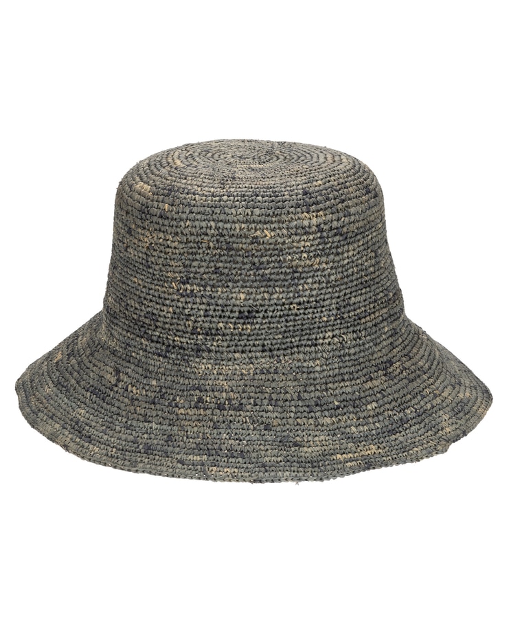 Weekend - Crochet Raffia Bucket Hat image number 1