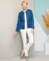 Soft Stretch Denim Jacket thumbnail number 3