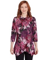 Ruby Rd® Berry Glam Knit Dew Drop Top thumbnail number 1