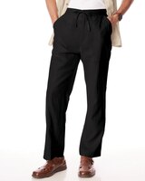 John Blair® Relaxed-Fit Linen Blend Drawstring Pants thumbnail number 1