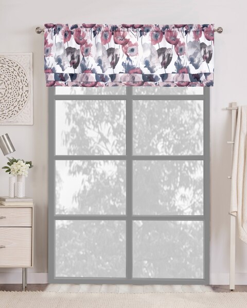 Poppy Field Window Program - Valance