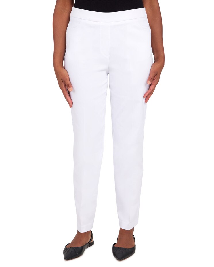 Alfred Dunner® Classics  Super Stretch Mid- Rise Average Length Pant image number 1