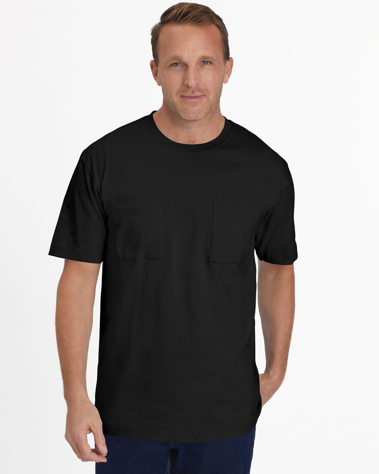 John Blair Everyday Jersey Knit Short-Sleeve Two-Pocket Tee image number 1