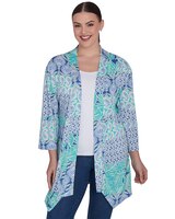 Ruby Rd® Bali Blue Patchwork Jacket thumbnail number 1