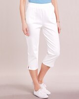 DenimEase™ Classic Pull-On Capris thumbnail number 1