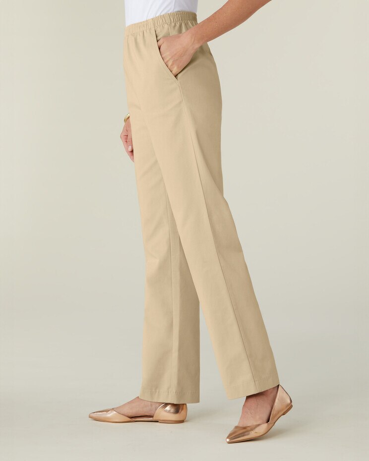 Classic Comfort® Straight Leg Pull-On Pants | Blair