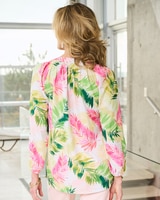 Tropical Leaf Print Top thumbnail number 3