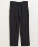 John Blair® Relaxed Linen Blend Drawstring Pants thumbnail number 1