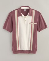 John Blair® Colorblock Banded Bottom Polo thumbnail number 1