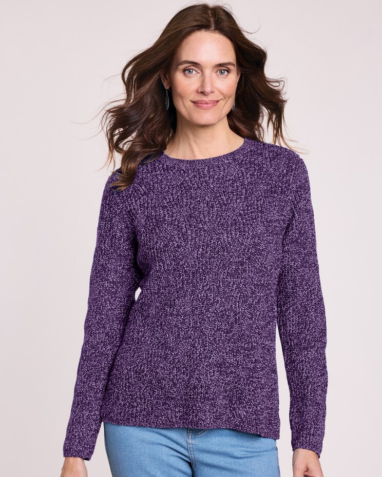 Wavy Cable Sweater image number 1