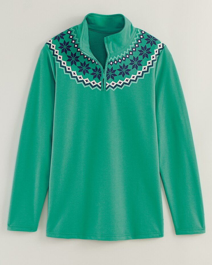 Better than Basic Everyday Quarter Zip Top image number 1