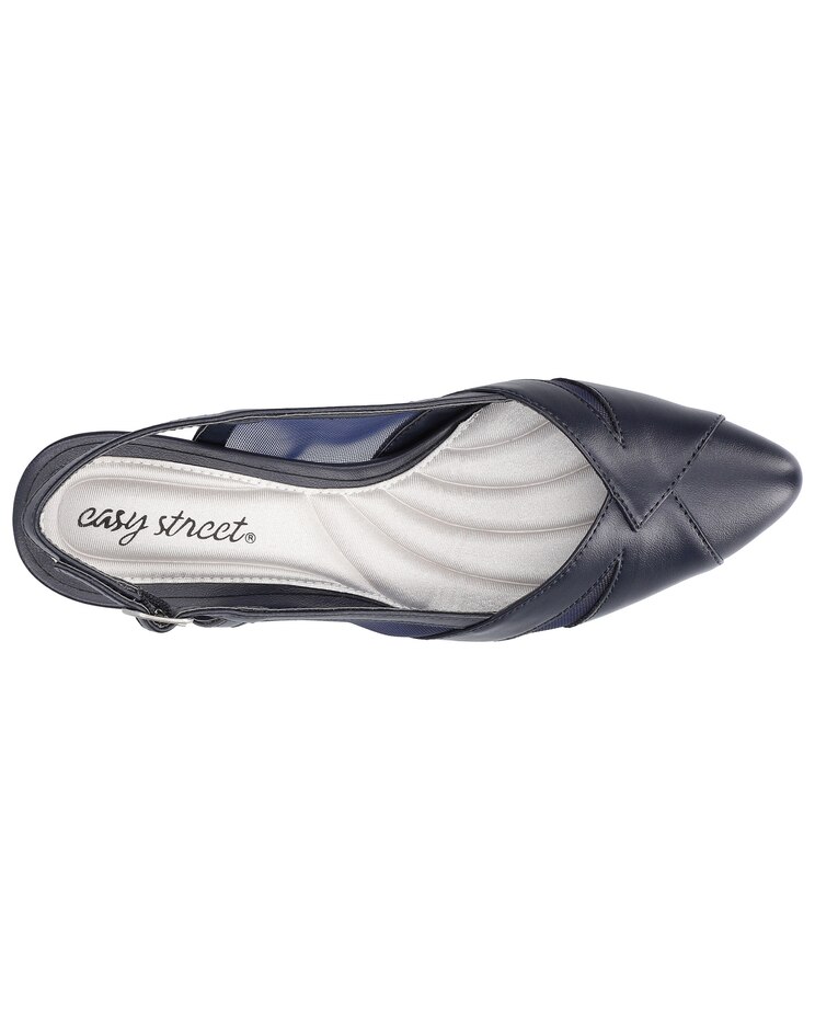 Easy Street® Avena Block Heel Slingback Pumps image number 7
