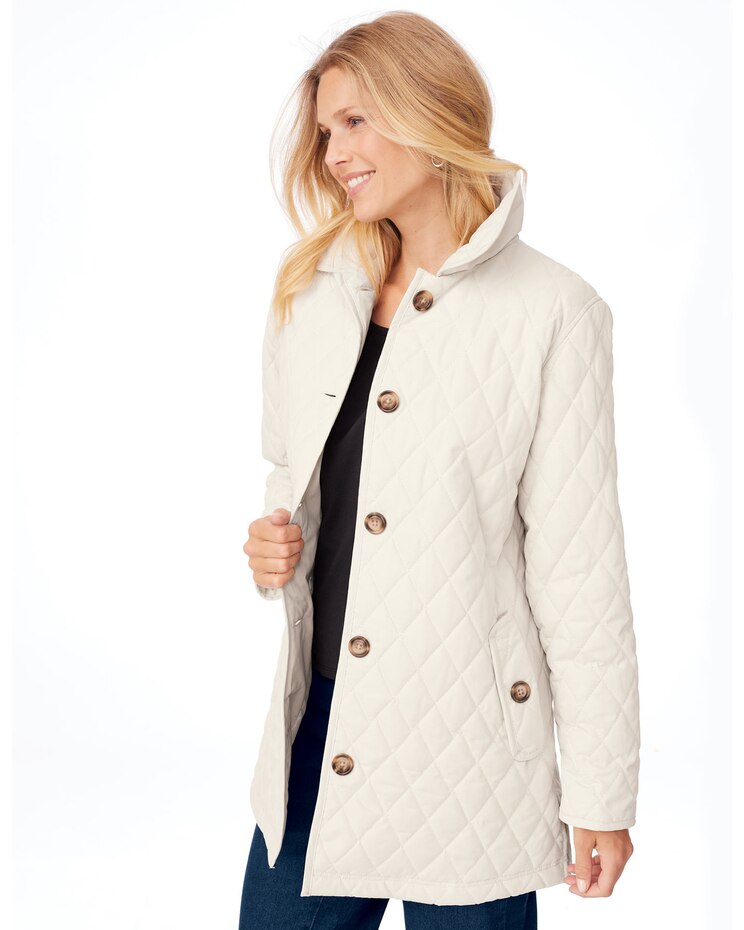 Quilted Car Coat image number 1