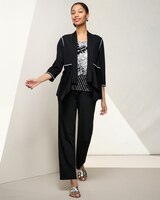 Alfred Dunner Two In One Rib Knit Top thumbnail number 2