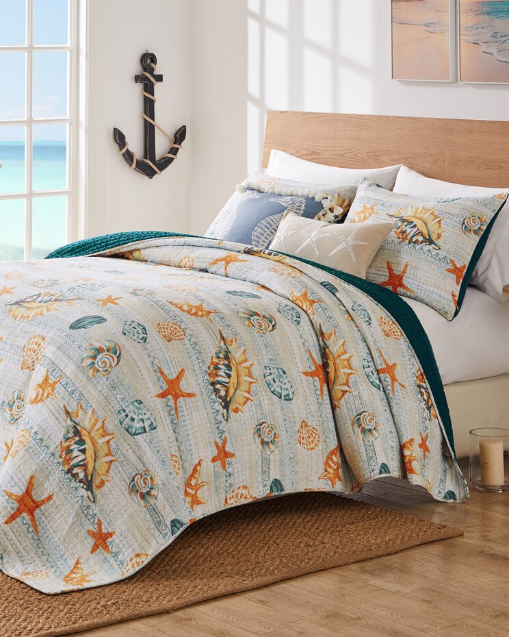 Greenland Home Fashions Kona Quilt Set image number 1