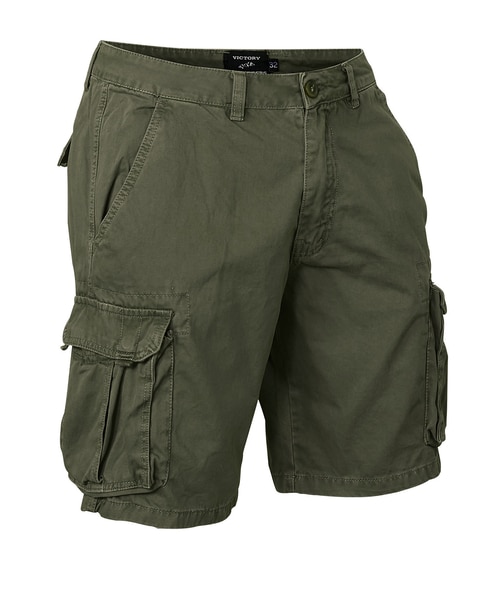 Victory Cotton Lightweight Multi Pocket Cargo Shorts