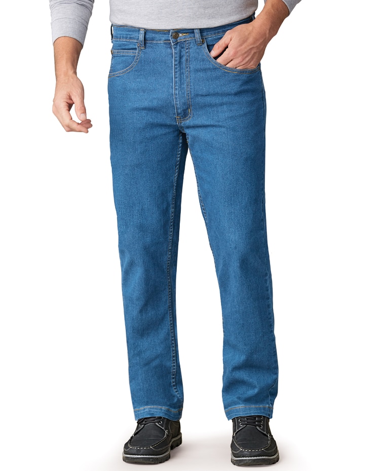 Haband Men’s Duke Stretch Denim Jeans image number 1