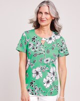 Essential Knit Tab Button Top thumbnail number 1