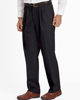 JohnBlairFlex Adjust-A-Band Relaxed-Fit Pleated Chinos thumbnail number 1