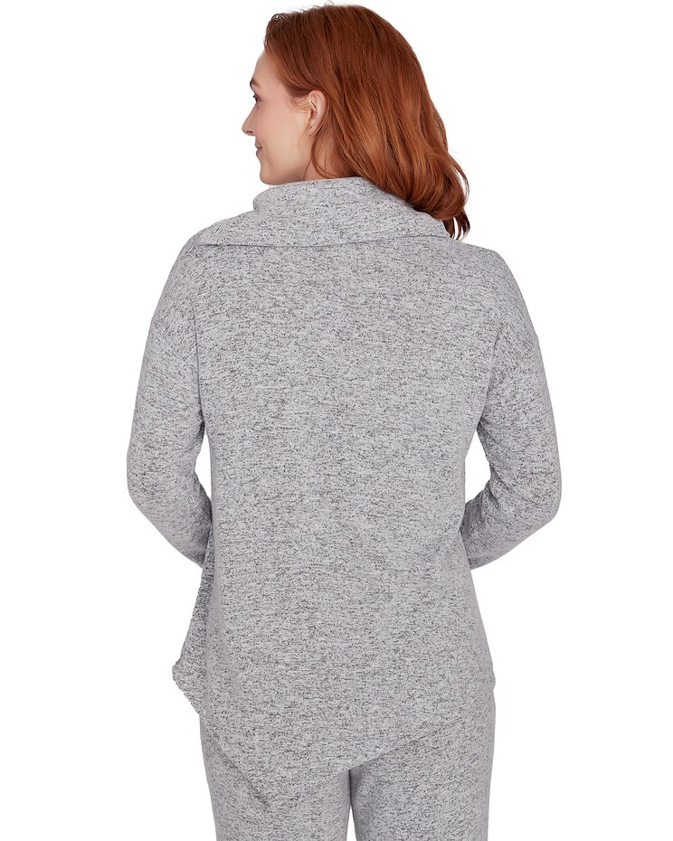 Ruby Rd® Cozy Season Knit Heather Cozy Top image number 2
