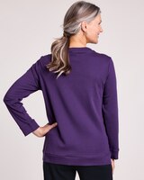 Essential Knit Seamed Pocket Top thumbnail number 3