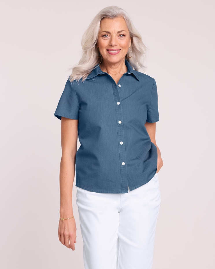 DenimLite Camp Shirt image number 1