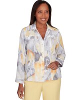 Alfred Dunner® Charleston Abstract Watercolor Jacket thumbnail number 1