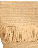 Leucadia- Women's Stiff Paper Tassled Shoulder Bag thumbnail number 3
