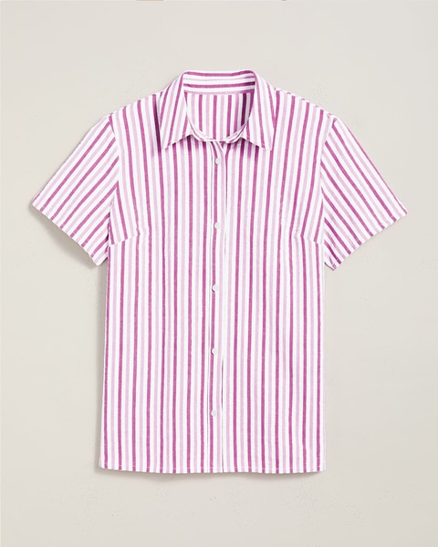 Seersucker Camp Shirt