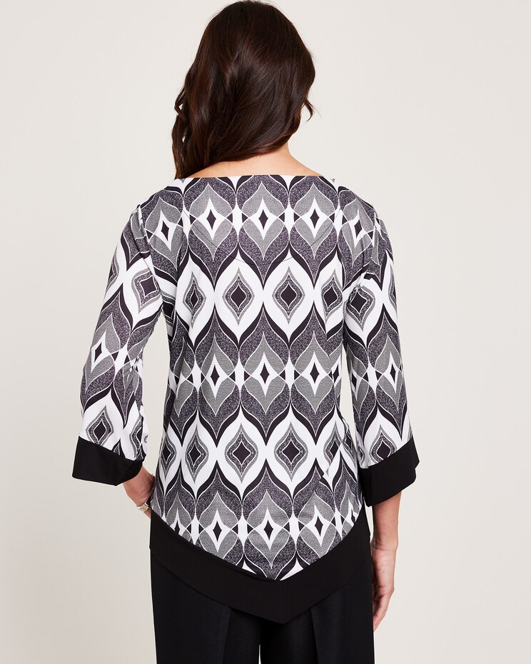 Alfred Dunner® Downtown Vibe Art Deco Biadere Top image number 2