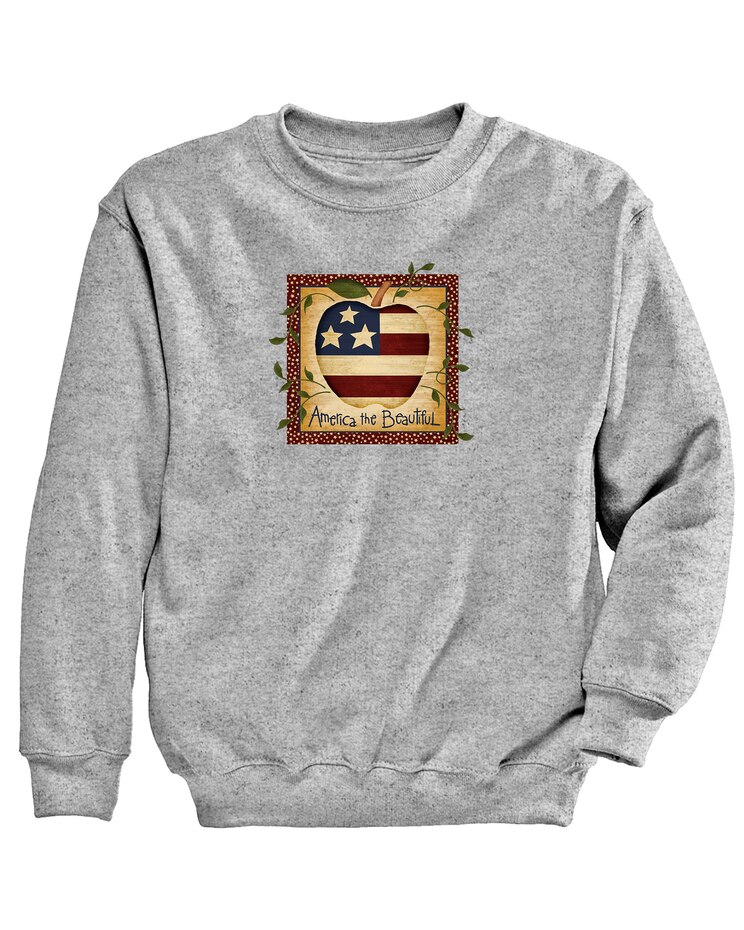 Vintage Apple Graphic Sweatshirt image number 1