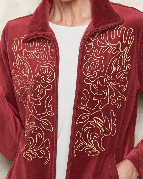 Gilded Velour Jacket